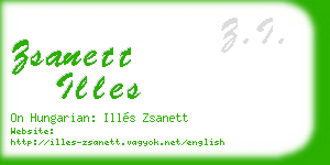 zsanett illes business card