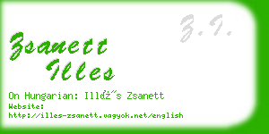 zsanett illes business card